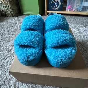 Authentic Blue UGG Slippers — Brand New with Box